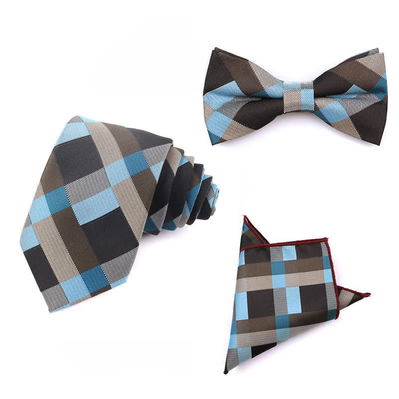 Men's Fashion Casual Modern Checked Narrow Necktie - Image 40