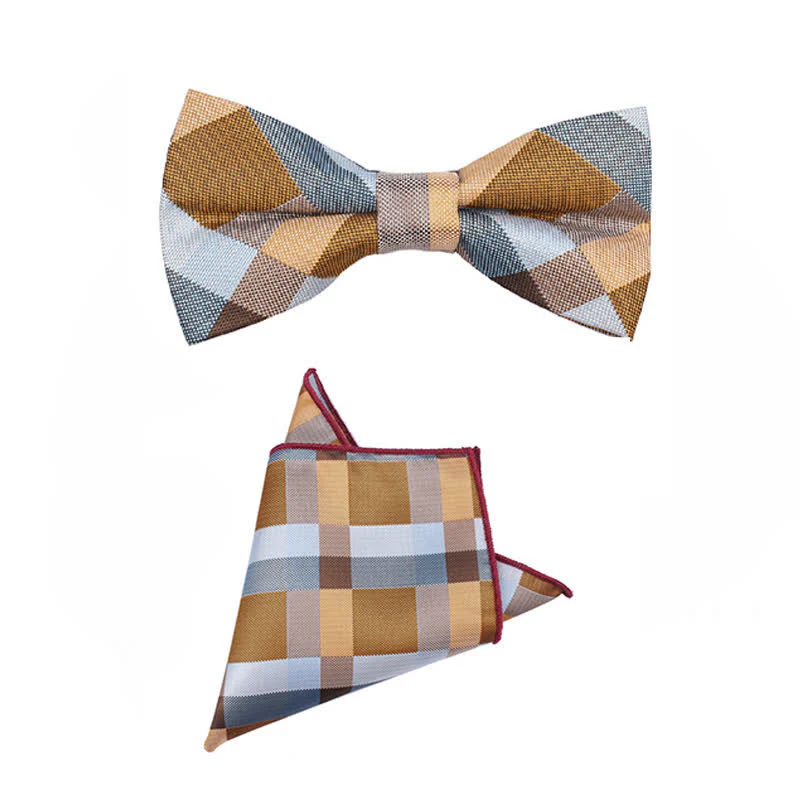 Men's Fashion Casual Modern Checked Narrow Necktie - Image 44