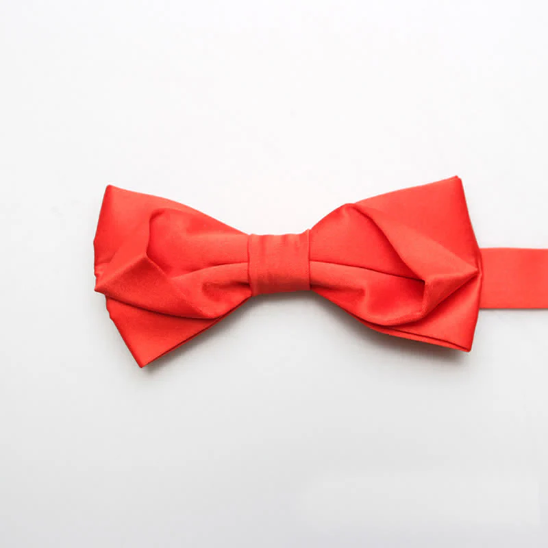 Men's Fashion Simple Solid Color Bow Tie - Image 2