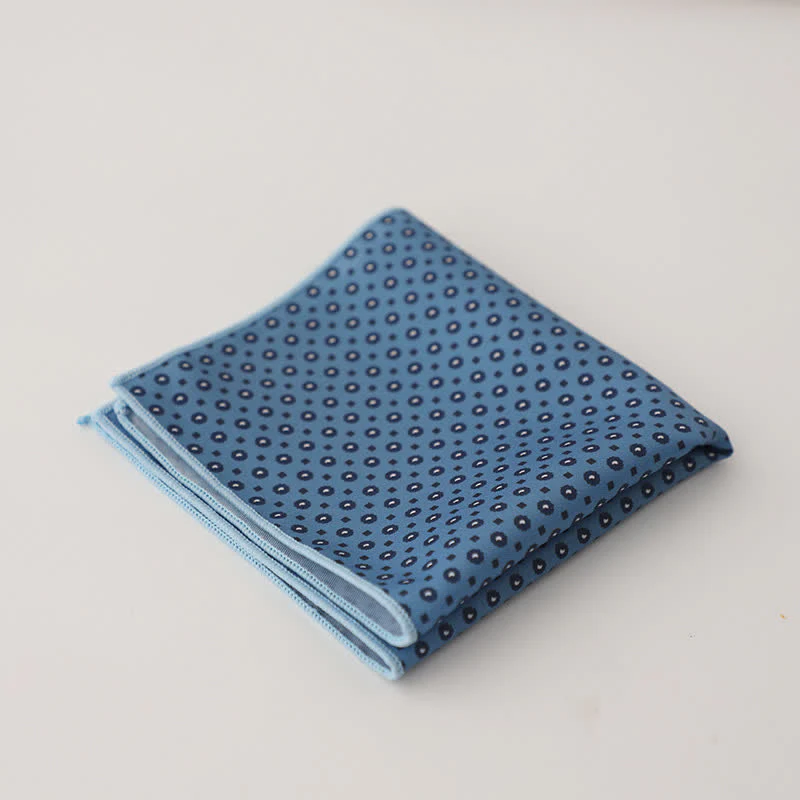 Men's Fnacy Abstract Geometrical Pattern Pocket Square - Image 27