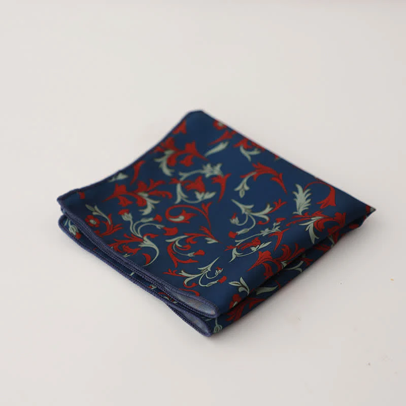 Men's Fnacy Abstract Geometrical Pattern Pocket Square - Image 34