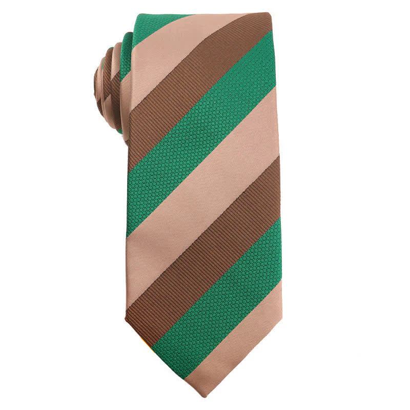 Men's Fresh Green & Yellow Series Necktie - Image 3