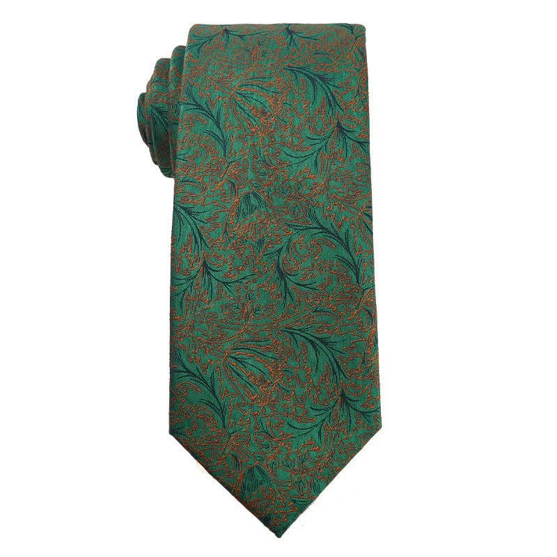 Men's Fresh Green & Yellow Series Necktie - Image 6