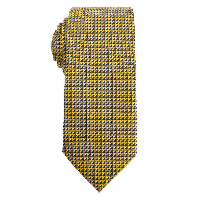 Men's Fresh Green & Yellow Series Necktie - Image 8