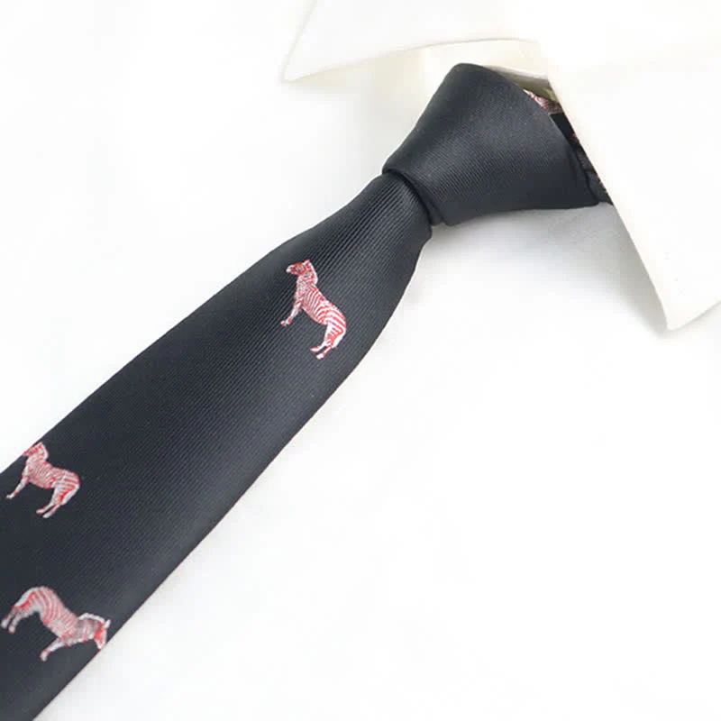 Men's Fun Animal Motifs Necktie - Image 13