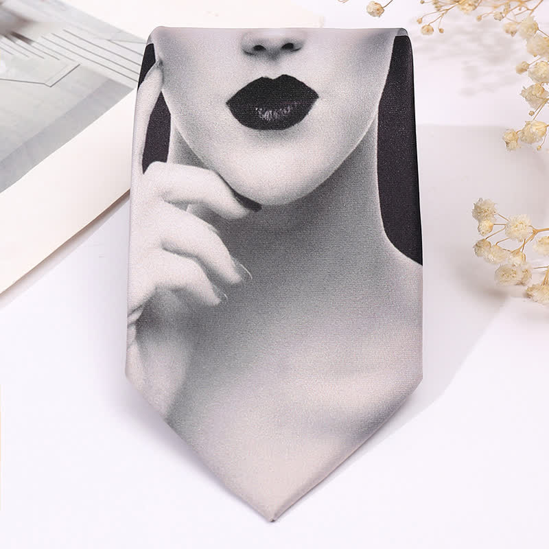 Men's Fun Animal Print Business Slim Necktie - Image 16