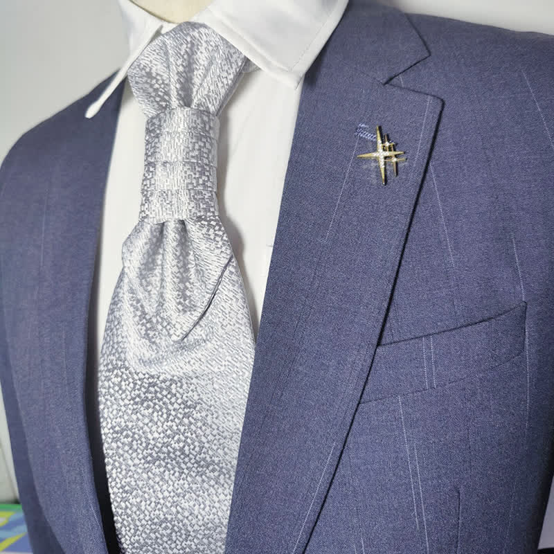Men's Gentlement Paisley Business Party Pre-Tied Necktie - Image 7