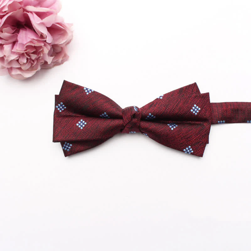 Men's Geometrical Business Office Bow Tie - Image 13