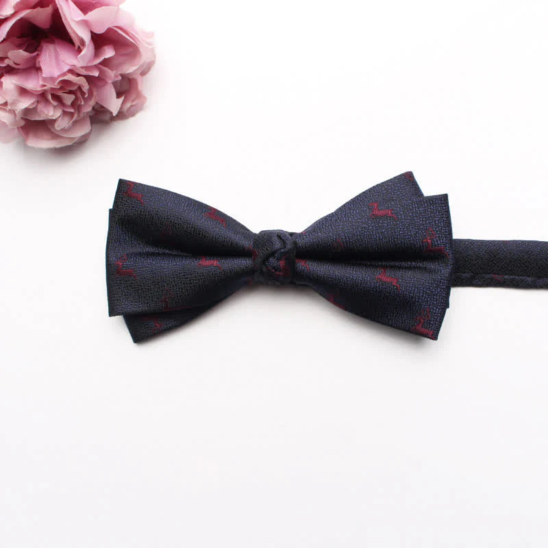 Men's Geometrical Business Office Bow Tie - Image 22