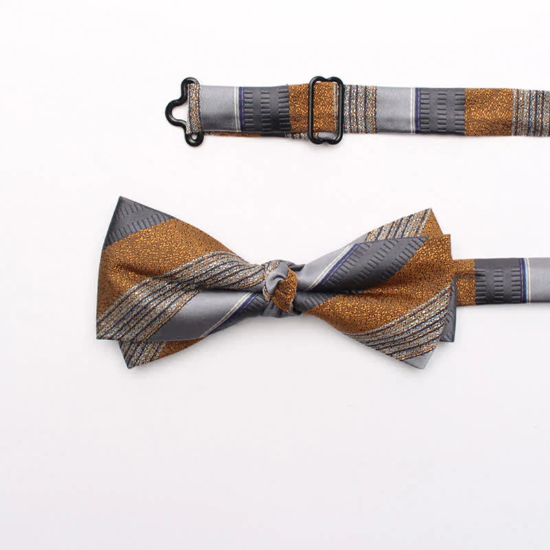 Men's Geometrical Business Office Bow Tie - Image 23