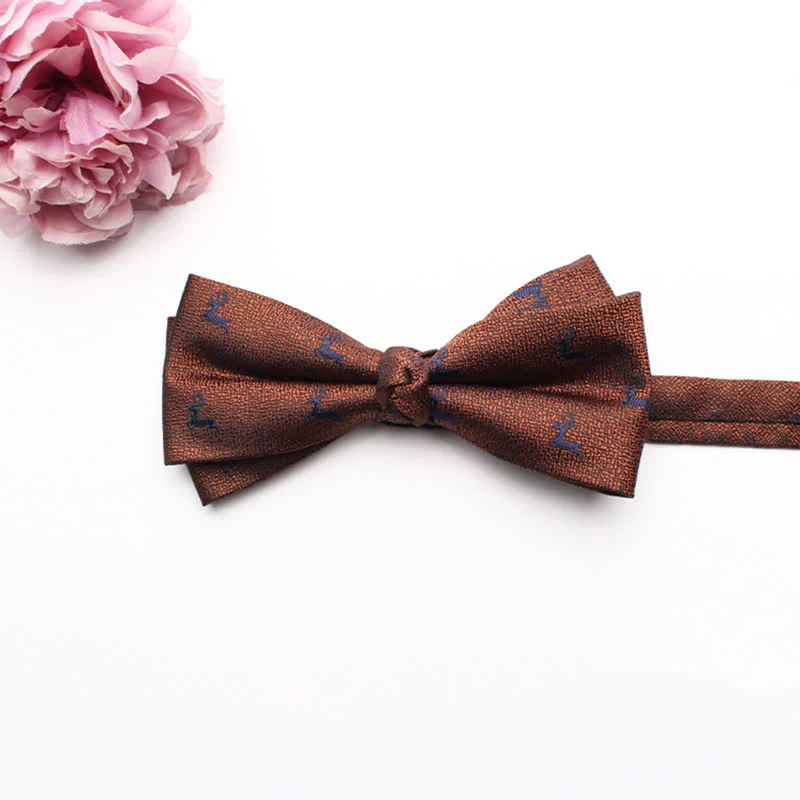 Men's Geometrical Business Office Bow Tie - Image 4