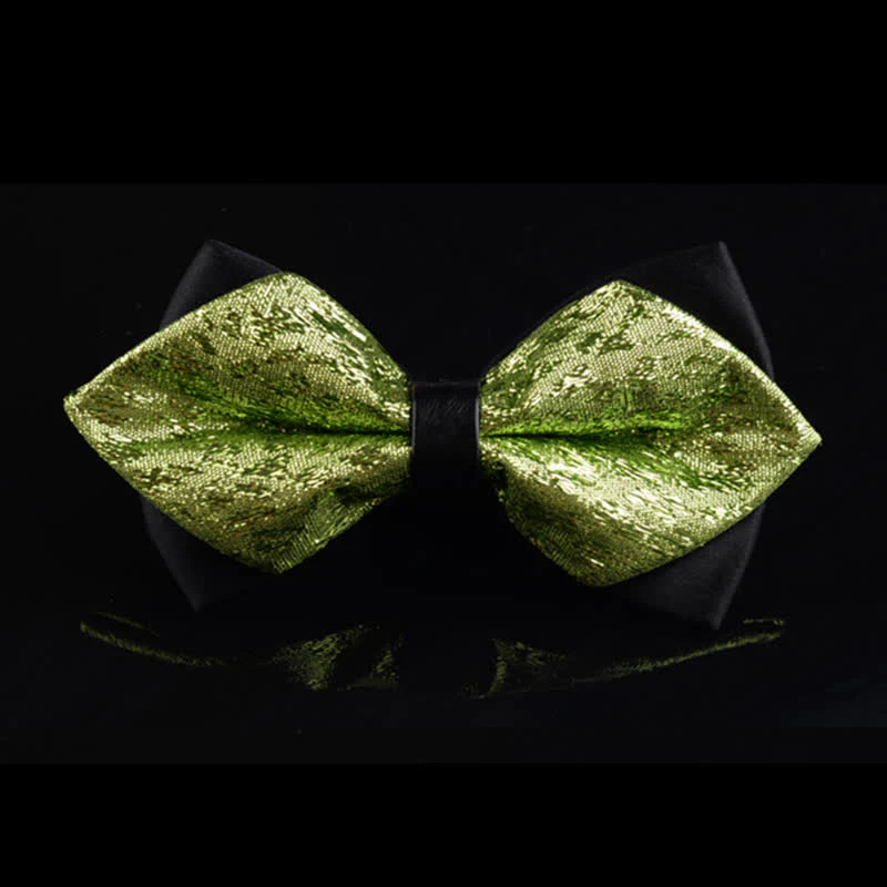 Men's Glitter Pointy Tuxedo Bow Tie - Image 3