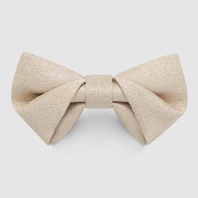 Men's Gold Glitter Tuxedo Classic Bow Tie - Image 12