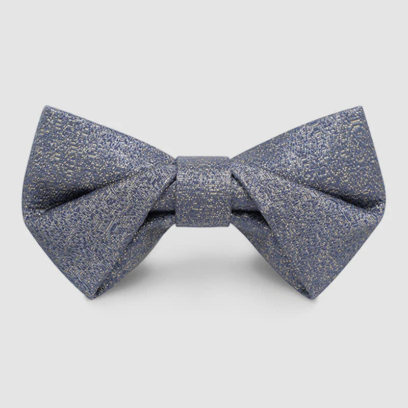 Men's Gold Glitter Tuxedo Classic Bow Tie - Image 8