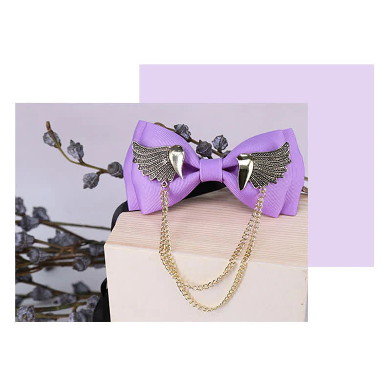 Men's Golden Wing Chain Bow Tie - Image 5