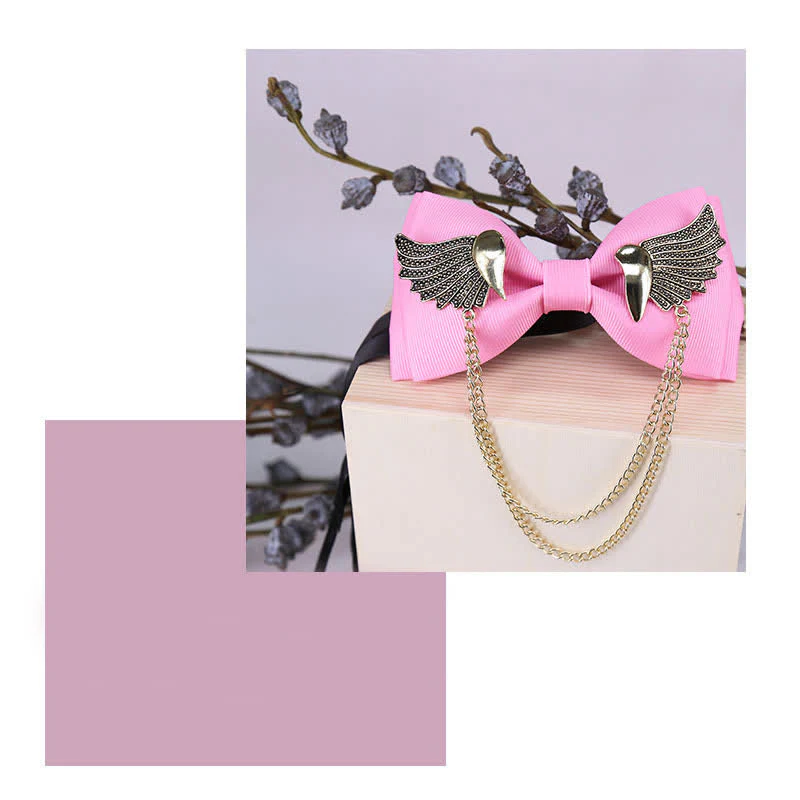 Men's Golden Wing Chain Bow Tie - Image 7
