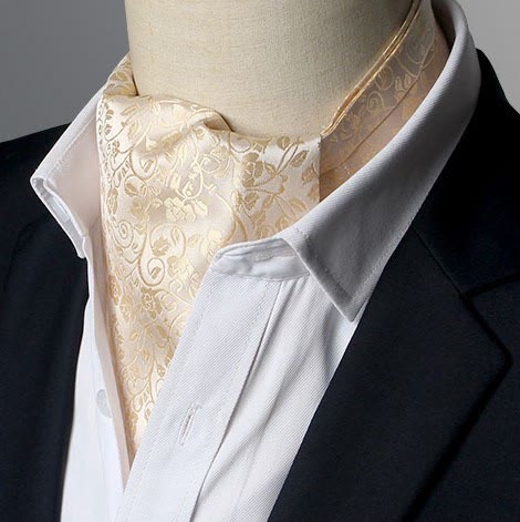 Men's Gorgeous Floral Patterned Suit Cravat - Image 13