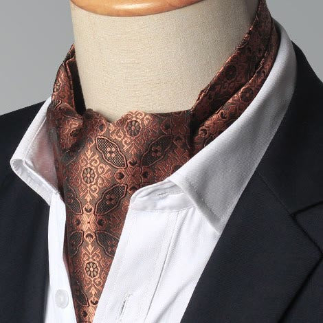 Men's Gorgeous Floral Patterned Suit Cravat - Image 2