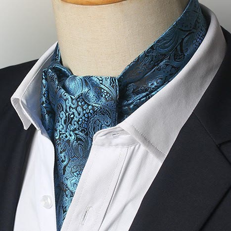 Men's Gorgeous Floral Patterned Suit Cravat - Image 4