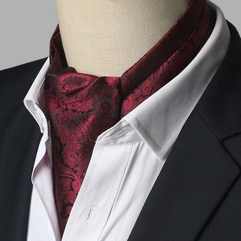 Men's Gorgeous Floral Patterned Suit Cravat - Image 5