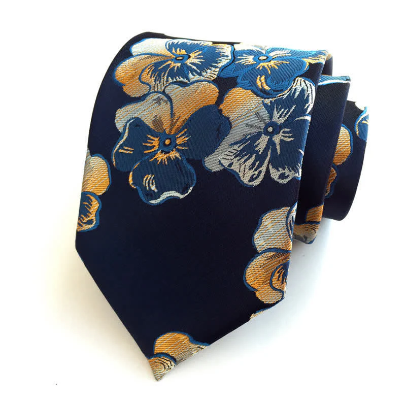 Men's Graceful Captivating Floral Necktie - Image 2