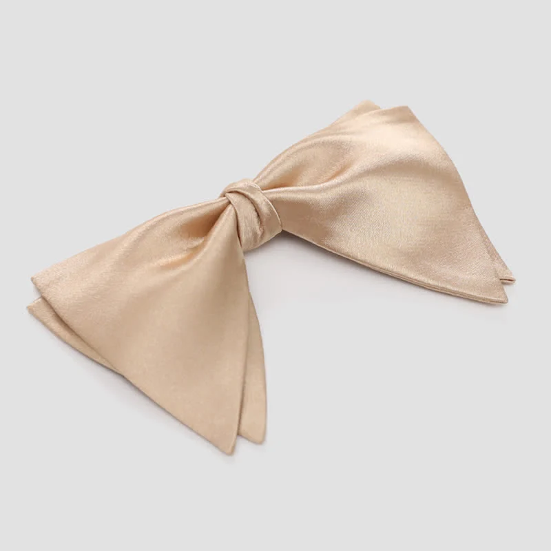 Men's Graceful Wedding Groom Oversized Pointed Bow Tie - Image 16