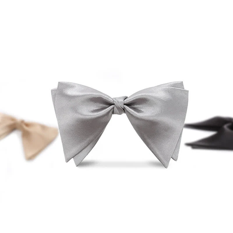 Men's Graceful Wedding Groom Oversized Pointed Bow Tie - Image 3