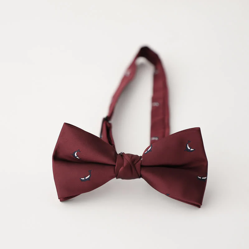 Men's Gradient Pattern Vintage Style Business Bow Tie - Image 15