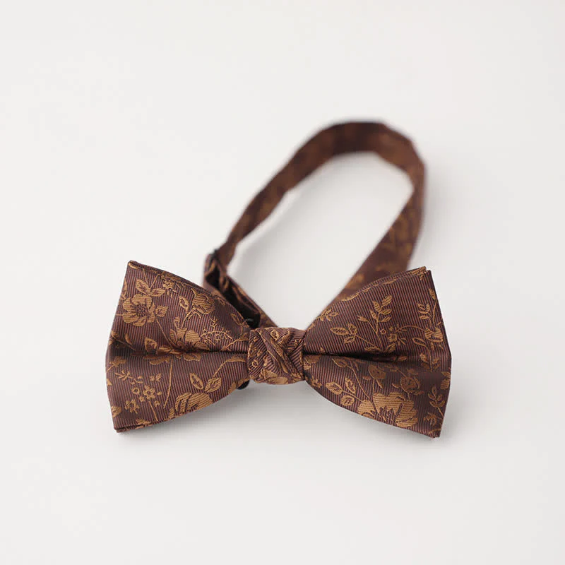 Men's Gradient Pattern Vintage Style Business Bow Tie - Image 21