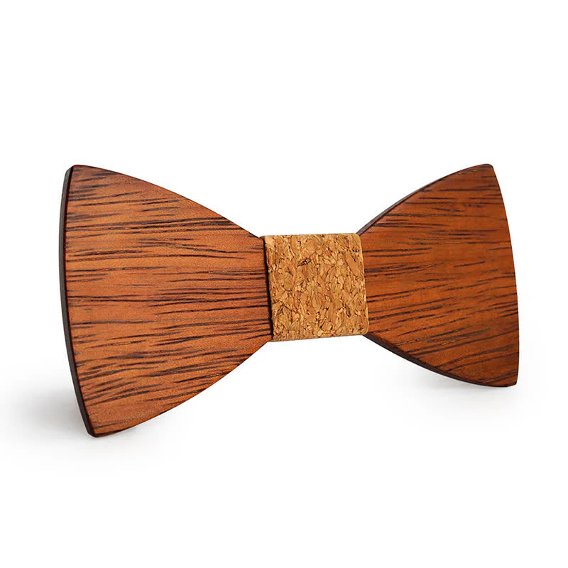 Men's Handmade Bamboo Wooden Bow Tie - Image 6
