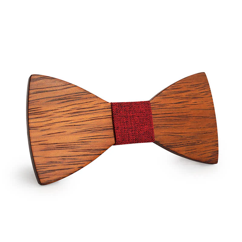 Men's Handmade Bamboo Wooden Bow Tie - Image 8