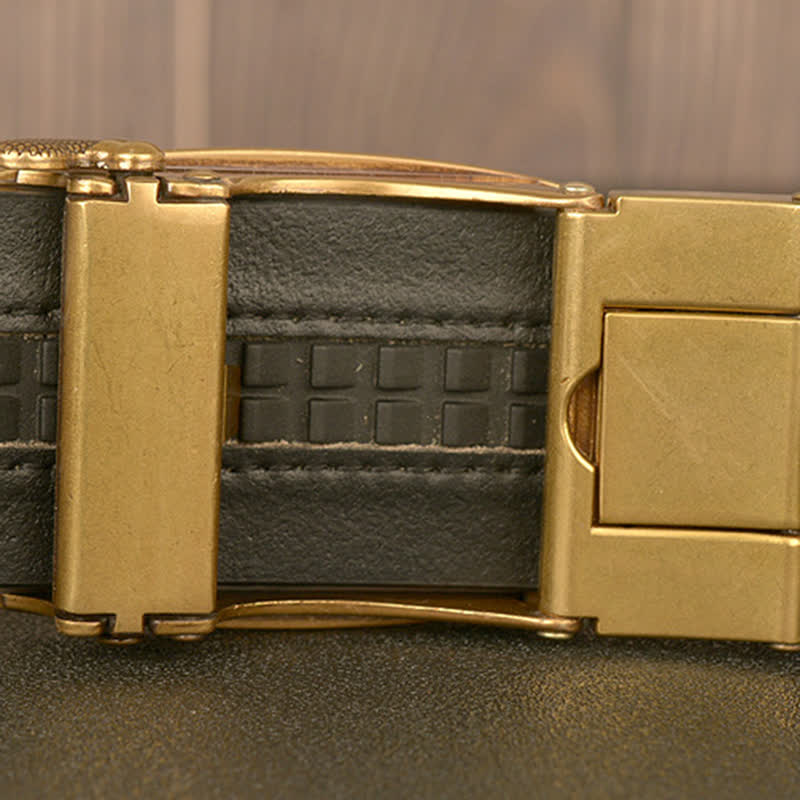 Men's Honor Male Lion Head Leather Belt - Image 8