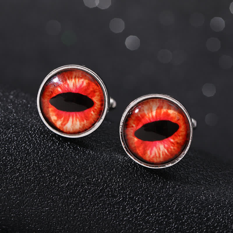 Men's Horrible Devil Eyeball Cufflinks - Image 11