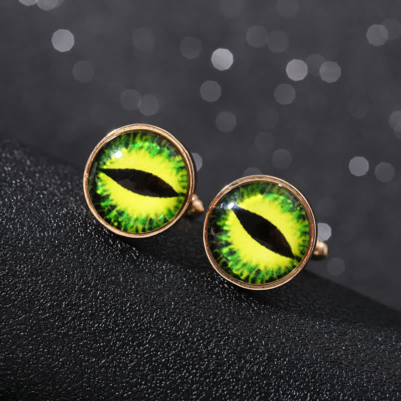 Men's Horrible Devil Eyeball Cufflinks - Image 14