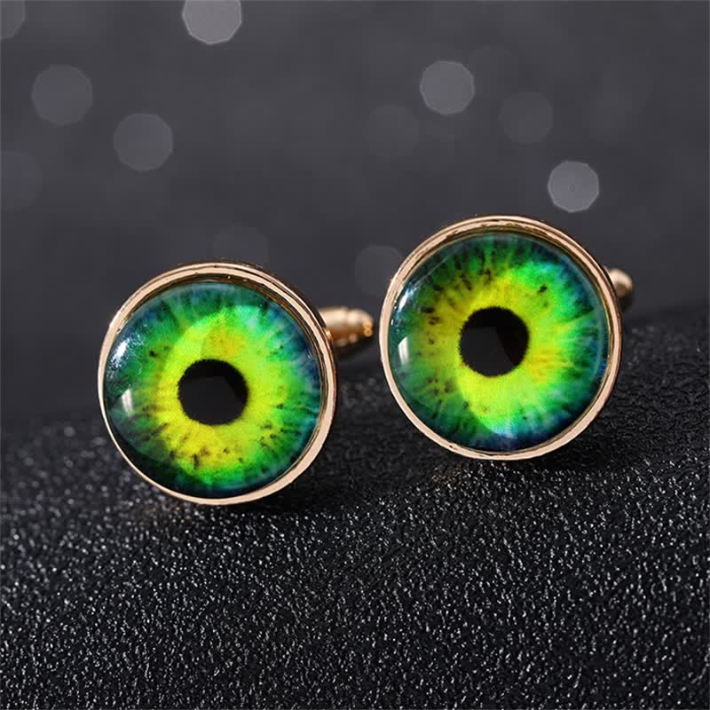 Men's Horrible Devil Eyeball Cufflinks - Image 16