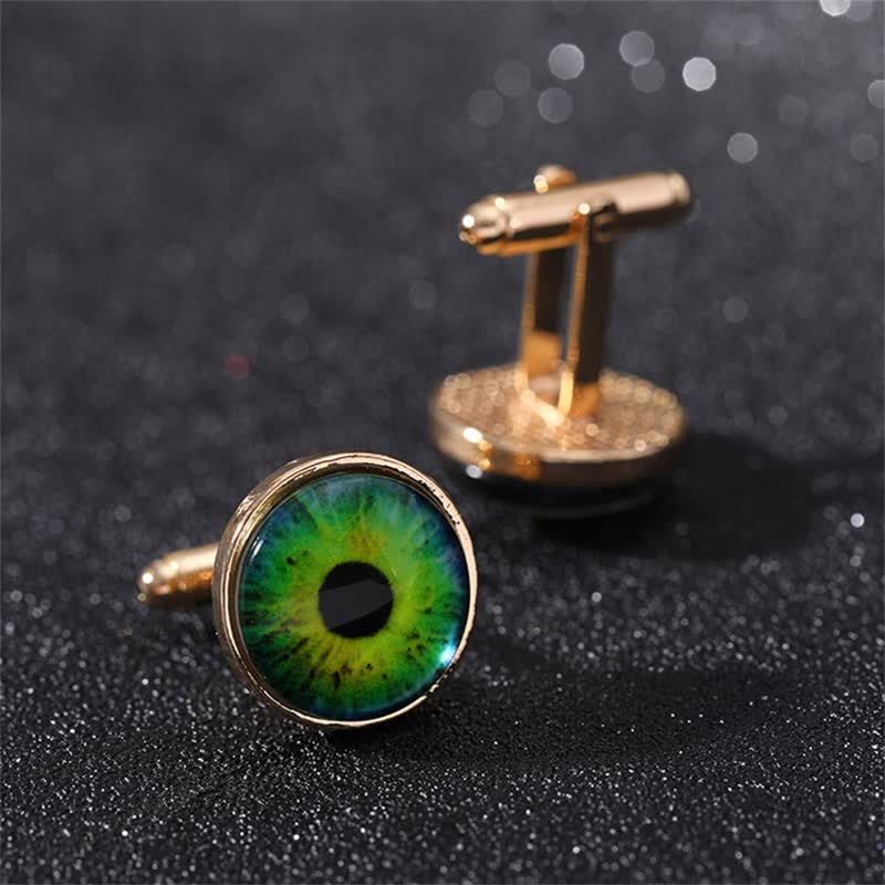 Men's Horrible Devil Eyeball Cufflinks - Image 17