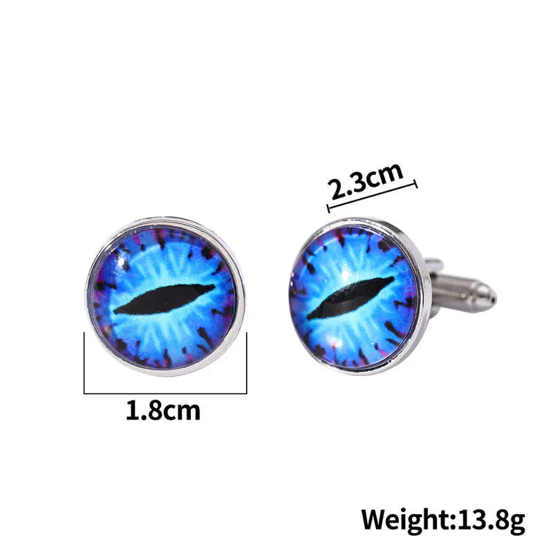 Men's Horrible Devil Eyeball Cufflinks - Image 7