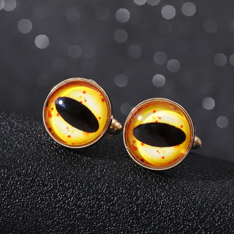 Men's Horrible Devil Eyeball Cufflinks - Image 8
