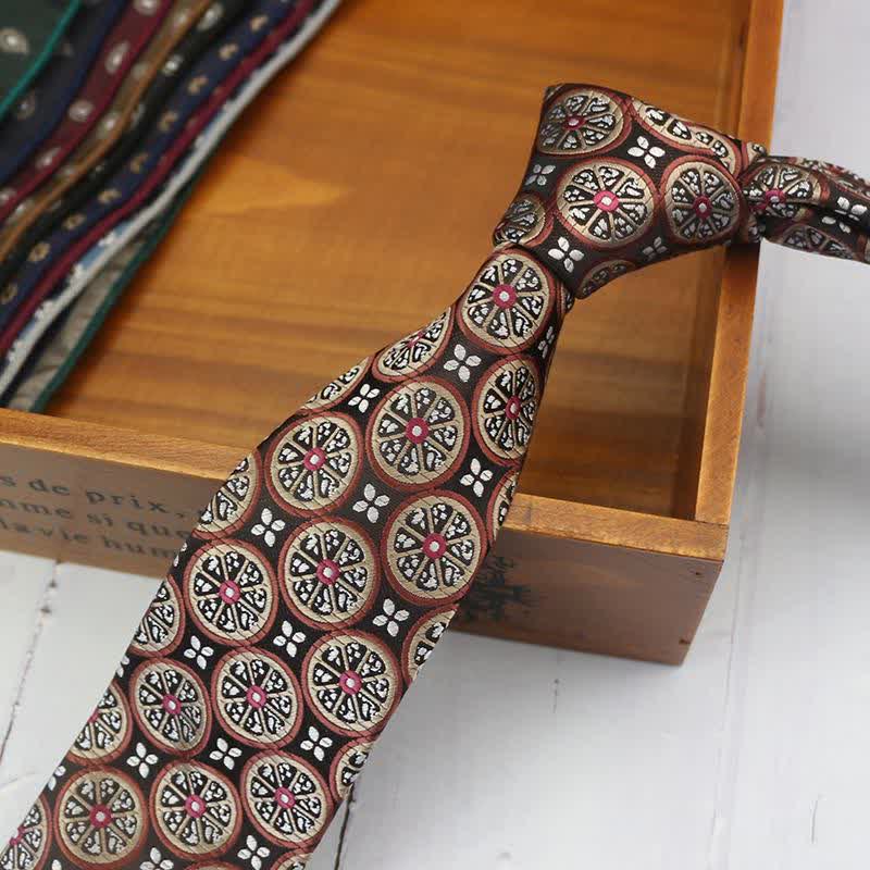 Men's Lemon Cashew Nut Classic Suits Necktie - Image 2