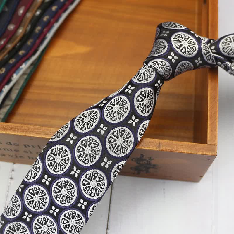 Men's Lemon Cashew Nut Classic Suits Necktie - Image 7
