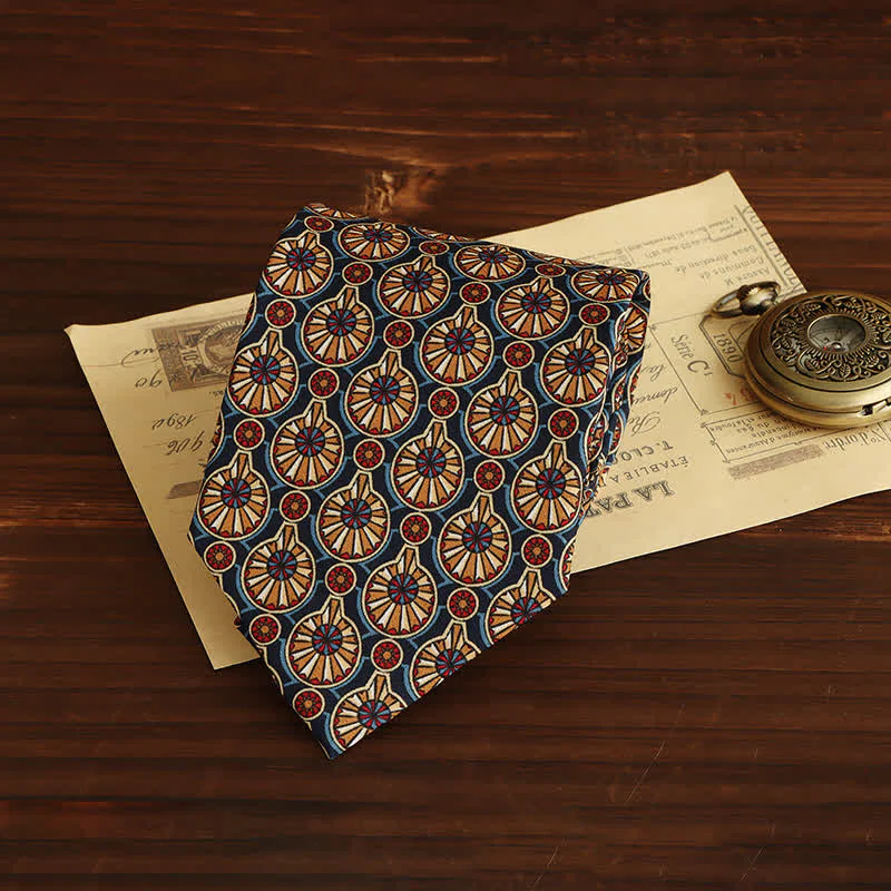 Men's Luxurious Medallion Geometric Necktie - Image 5