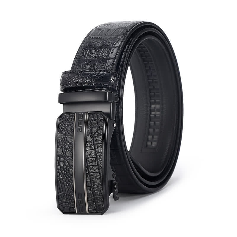 Men's Luxury Crocodile Skin Pattern Leather Belt - Image 23