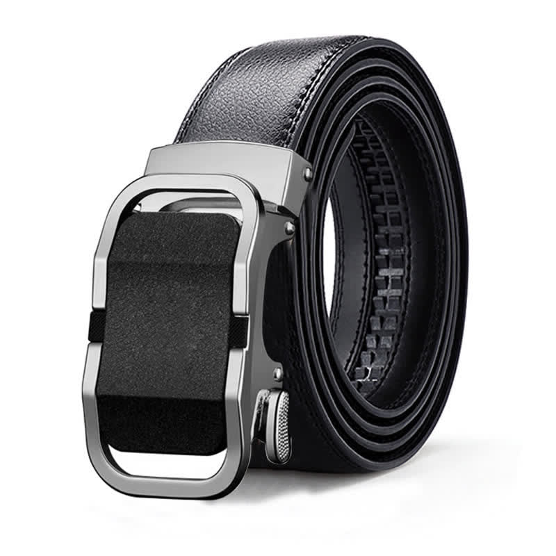 Men's Luxury Embossed Automatic Buckle Leather Belt - Image 19