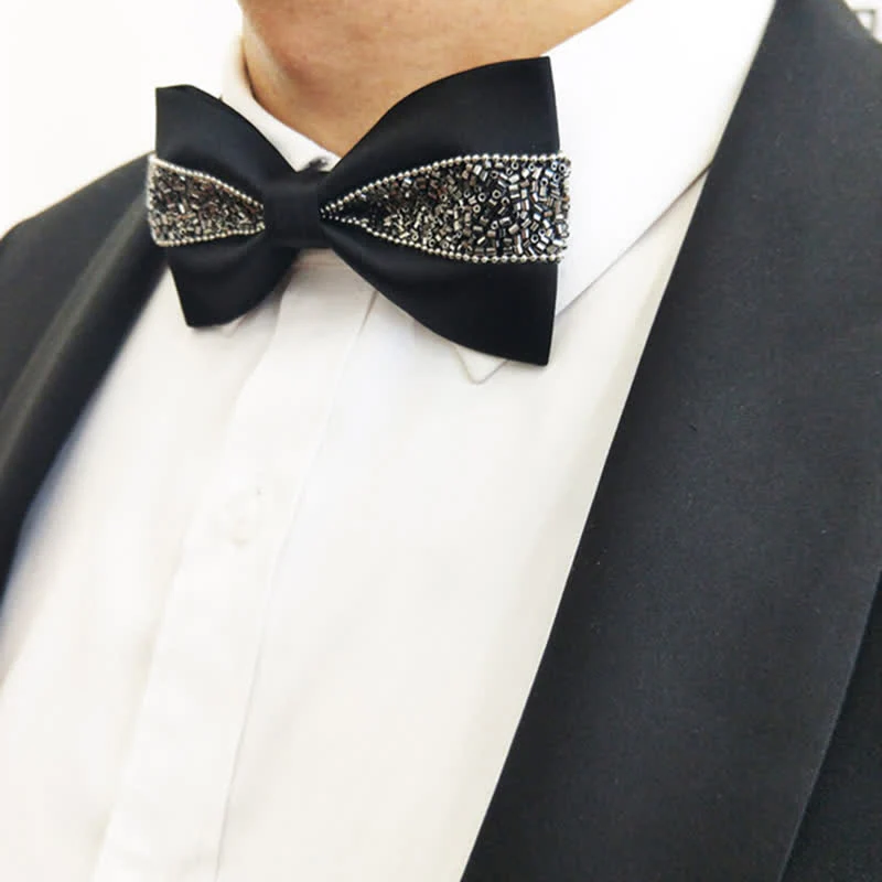Men's Luxury Fancy Metal Bow Tie - Image 8