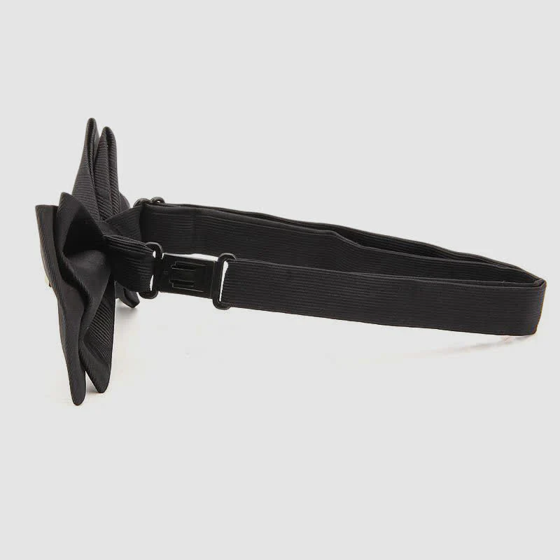 Men's Luxury Golden Vine Leaf Twill Bow Tie - Image 3