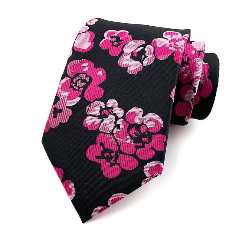 Men's Luxury Modern Floral Necktie - Image 3