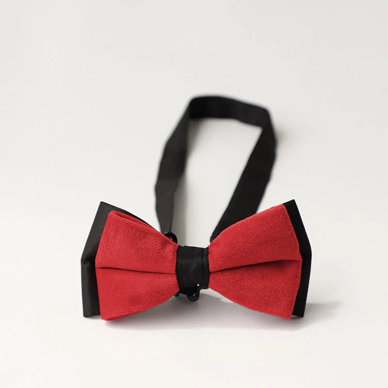 Men's Luxury Velvet Rhinestone Inlaid Wedding Bow Tie - Image 22