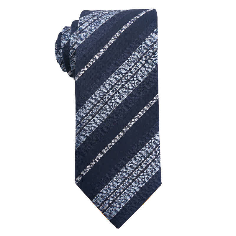 Men's Marine Blue Series Office Necktie - Image 3