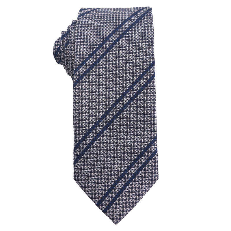 Men's Marine Blue Series Office Necktie - Image 7