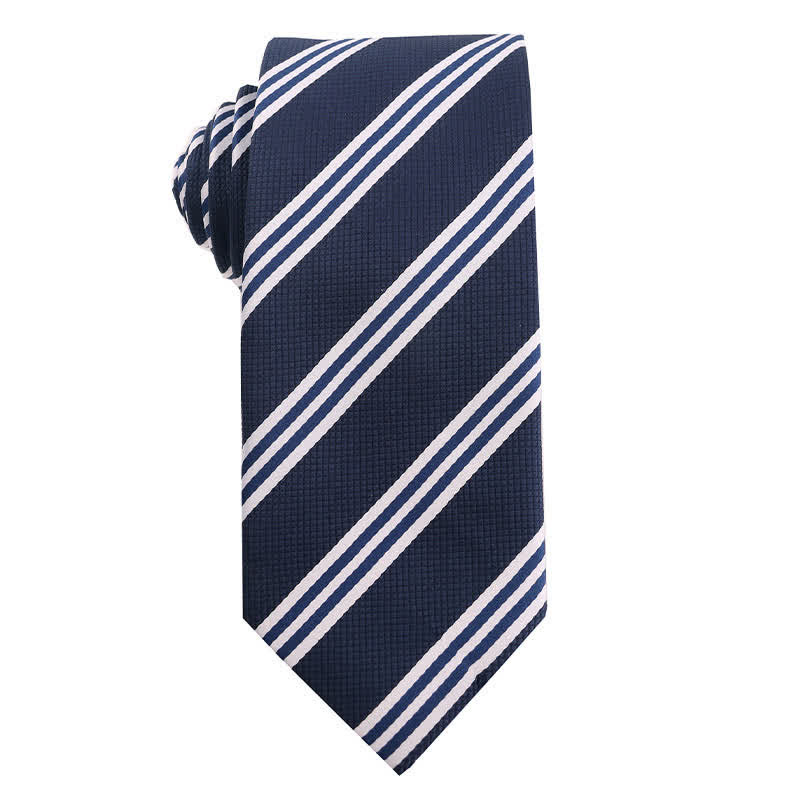 Men's Marine Blue Series Office Necktie - Image 9